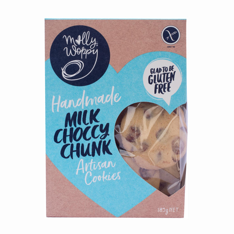 Molly Woppy - Milk Choccy Chunk cookies 185g
