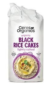 Ceres - Black Rice Cakes Lightly Salted 110g