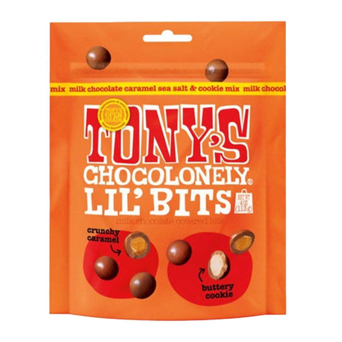 Tony's - Lil Bits Caramel Cookie 113g