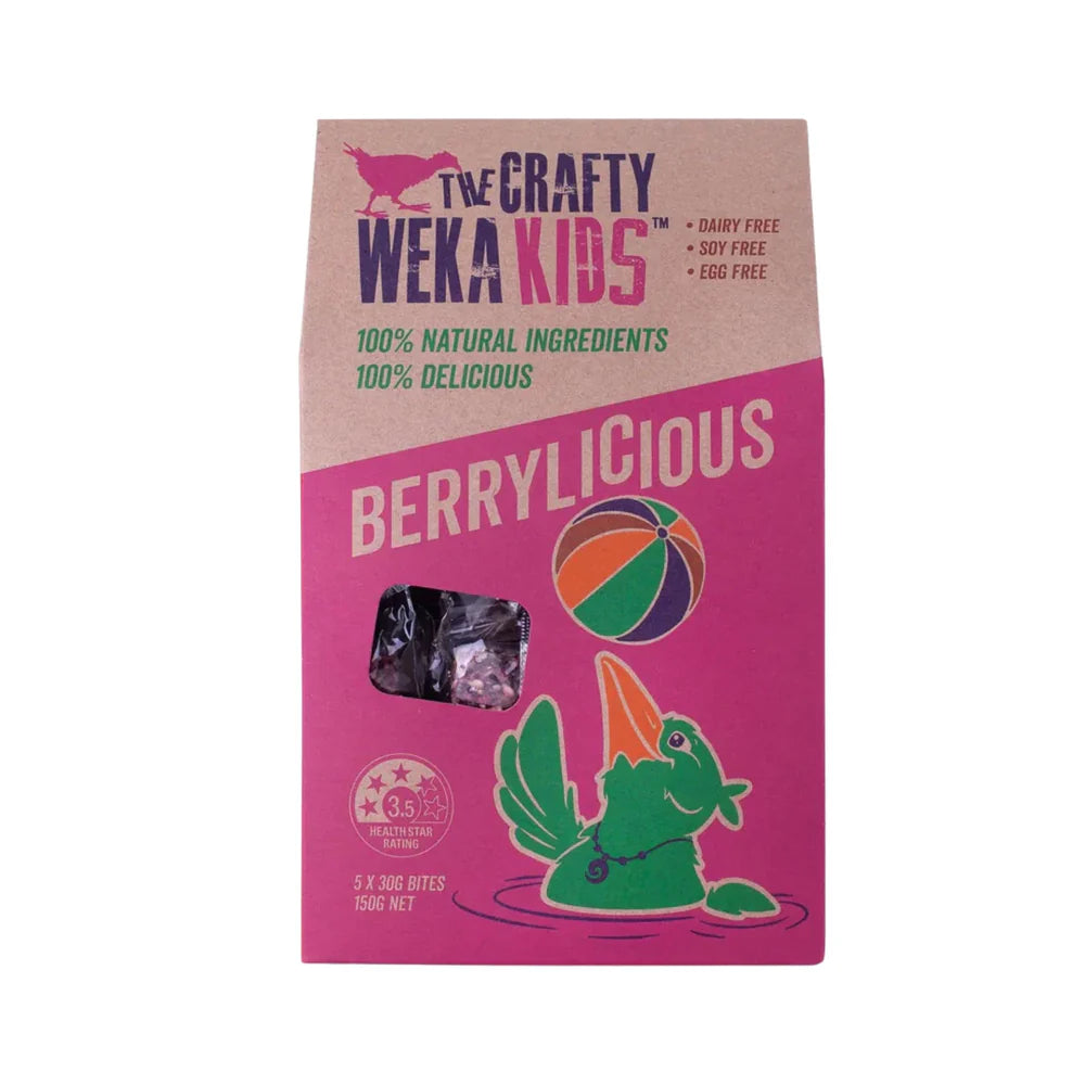 The Crafty Weka Bar - Kids Berrylicious 150g 5g