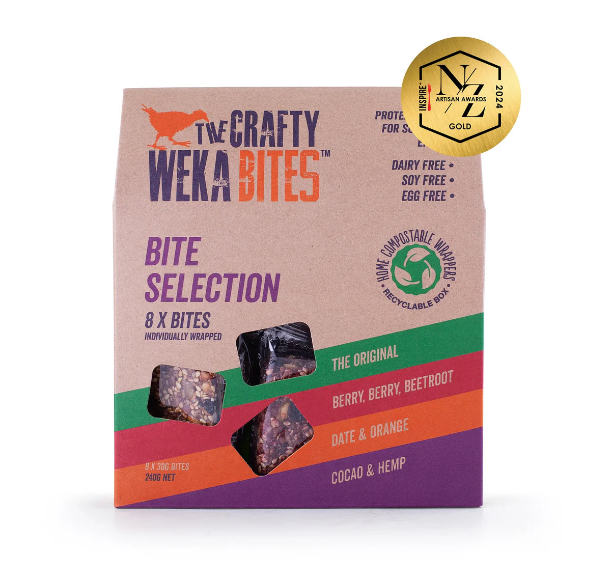 The Crafty Weka - Bite Selection 240g 8g