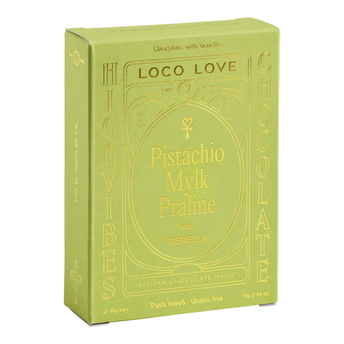 Loco Love - Twin Pack Pistachio Mylk Praline 70gm 70g