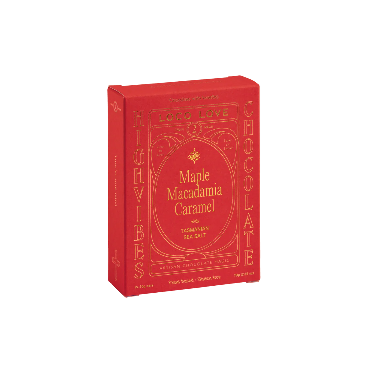 Loco Love - Twin Pack Maple Macadamia Caramel 70g