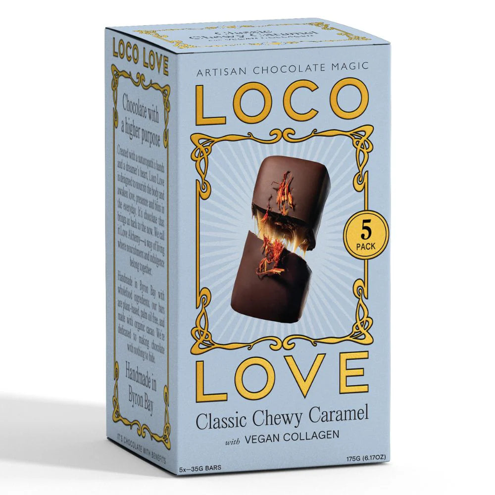 Loco Love - Chocolate Classic Chewy Caramel 5 pk 175g