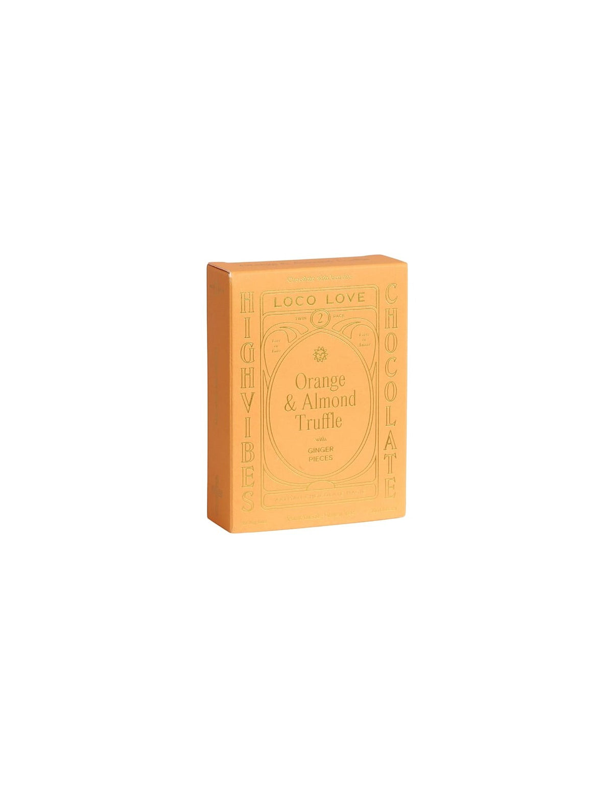 Loco Love - Twini Pack Orange & Almond Truffle With Ginger 70g