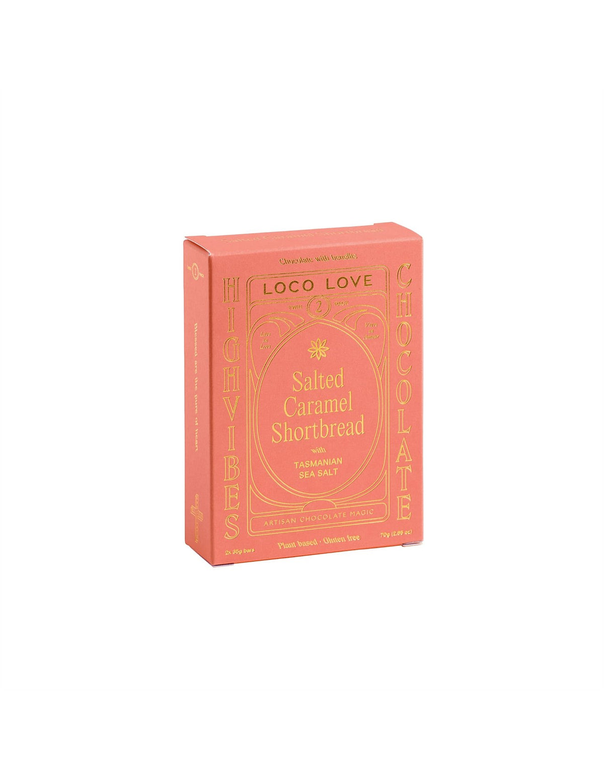 Loco Love - Twin Pack Salted Caramel Shortbread 70g
