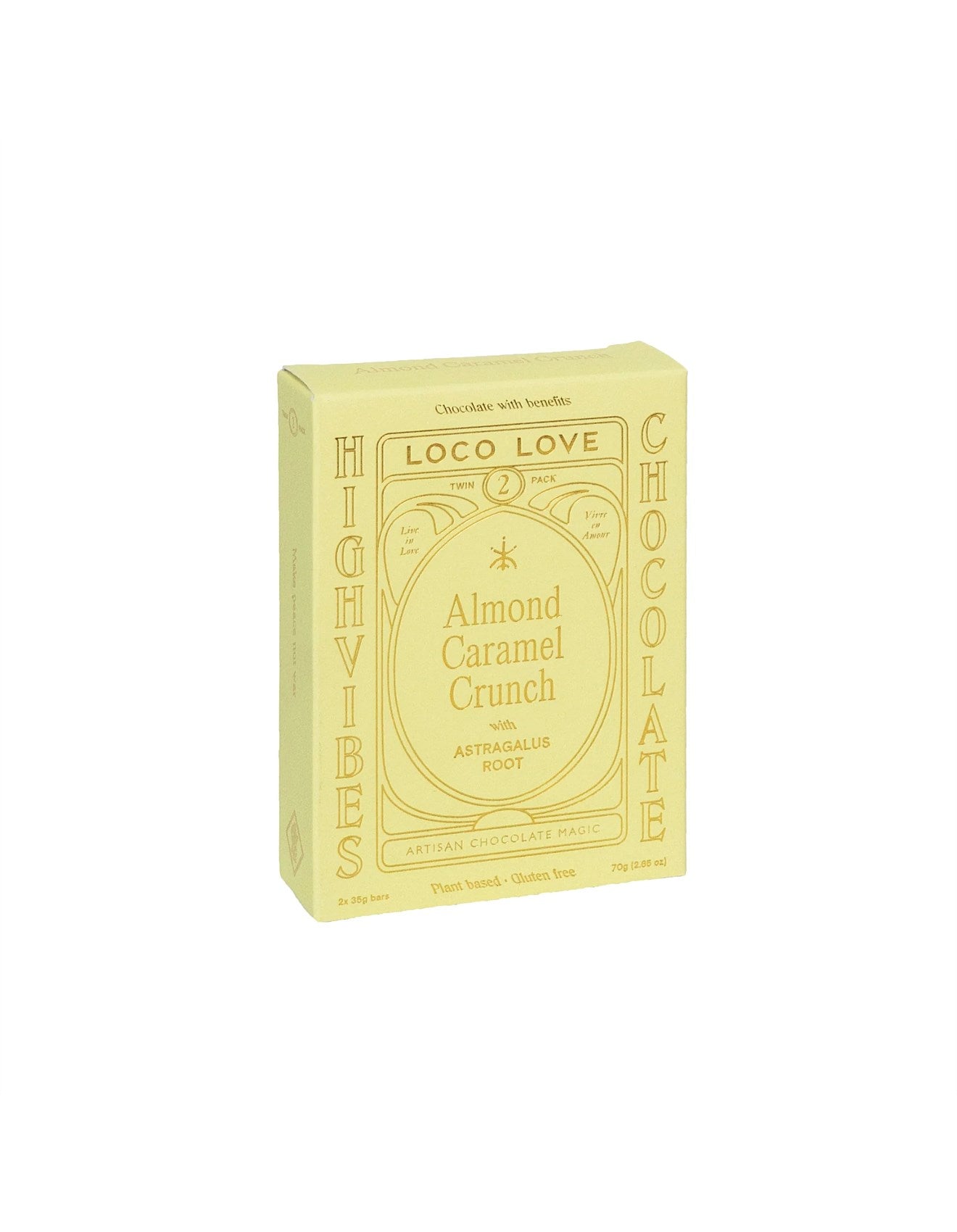 Loco Love - Twin Pack Almond Caramel Crunch 70g