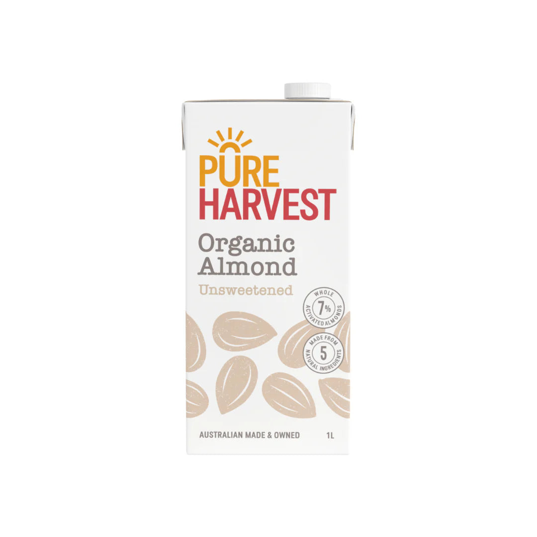 Pure Harvest - Almond Milk Unsweetened 1lt