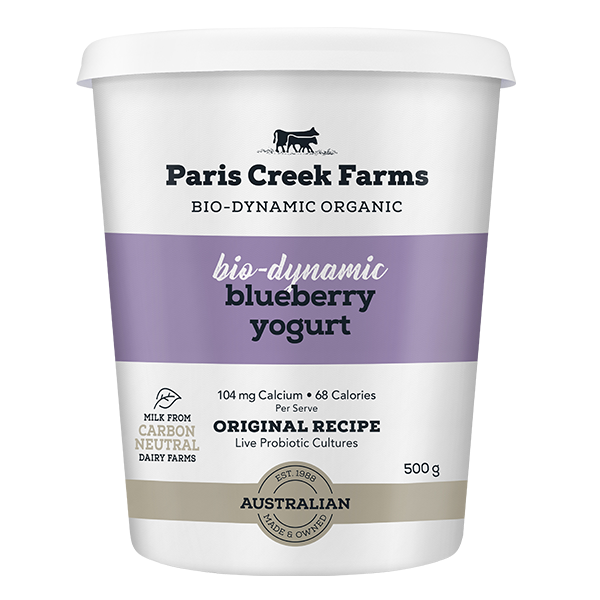 Paris Creek - Bio-Dynamic Blueberry Yoghurt 500g