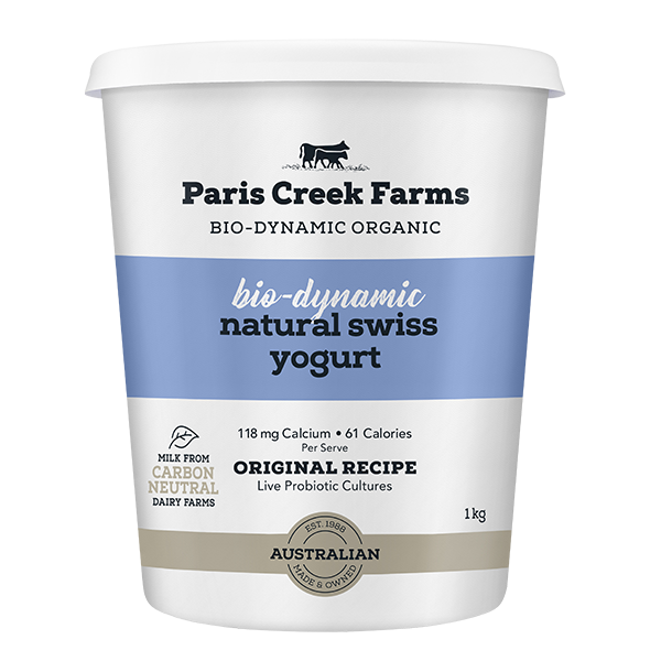 Paris Creek - Bio-Dynamic Natural Swiss Yoghurt 1kg