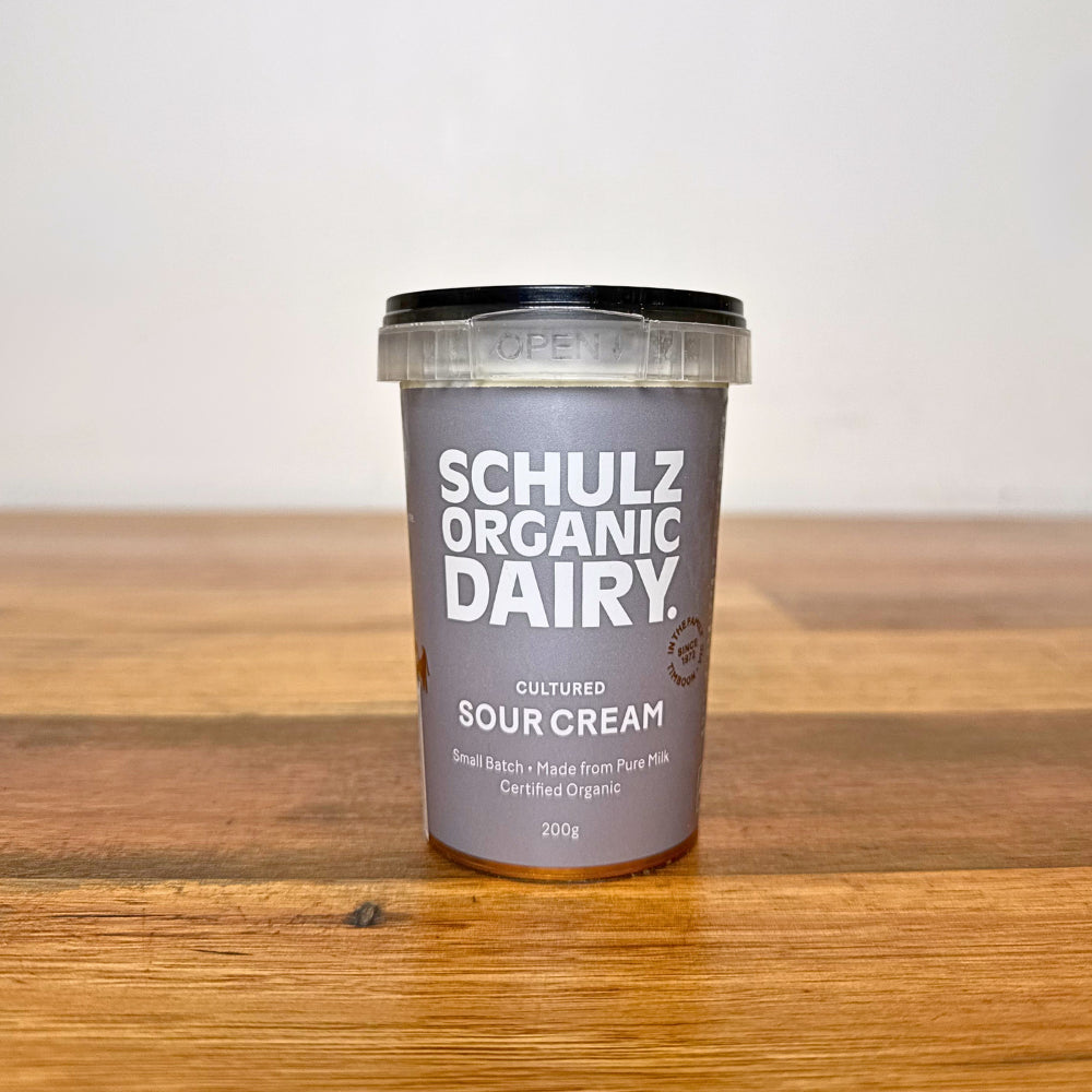 Schulz Organic Dairy - Cultured Sour Cream 200ml