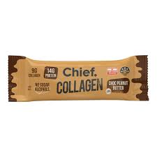 Chief - Collagen Protein Bar Choc Peanut Butter