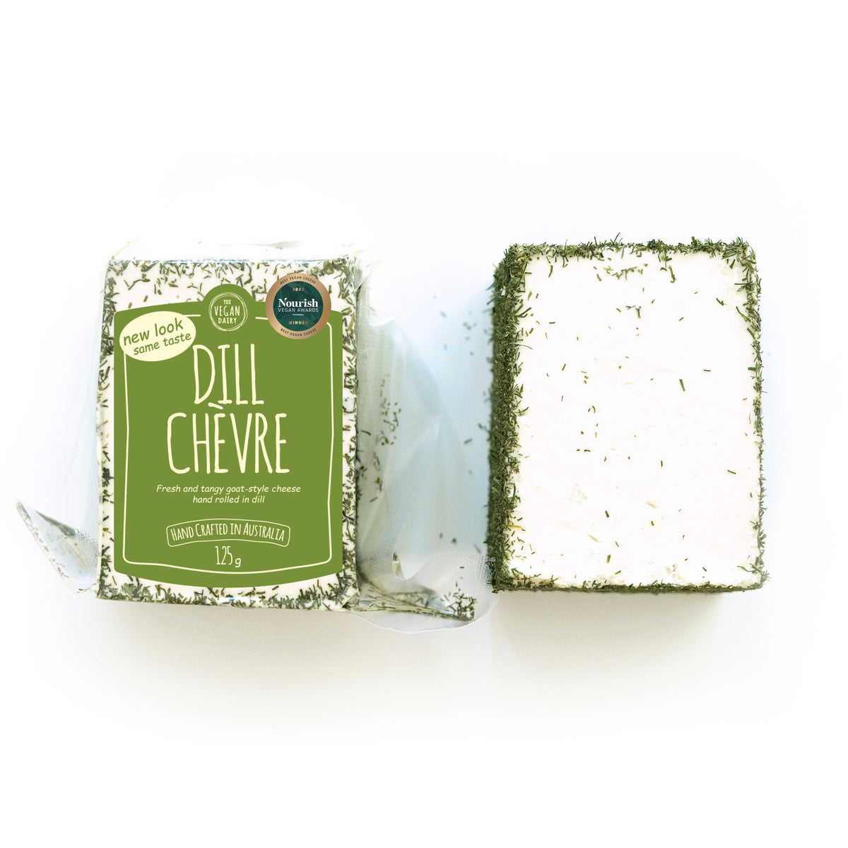 The Vegan Dairy - Dill Chevre 125g