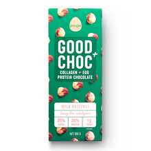 Googys Good Choc - Mylk Hazelnut Collagen + Egg Protein Bar 100g