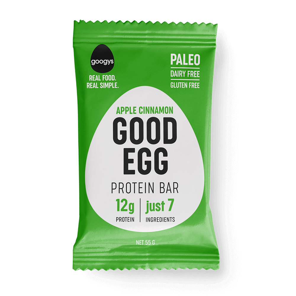 Googys Good Egg - Protein Bar Apple Cinnamon
