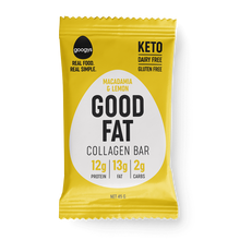 Googys Good Fat - Collagen Bar Macadamia & Lemon 45g