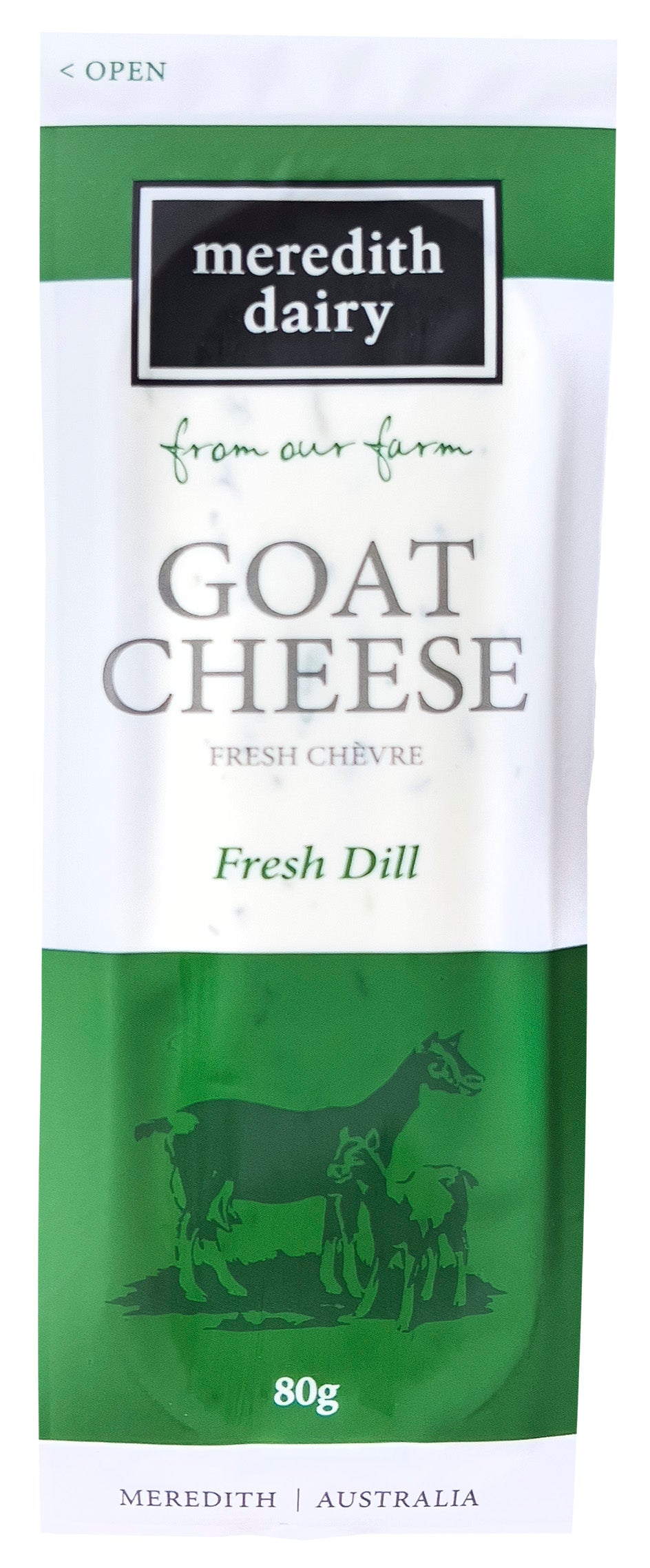 Meredith Dairy - Goat Chev Dill 80g