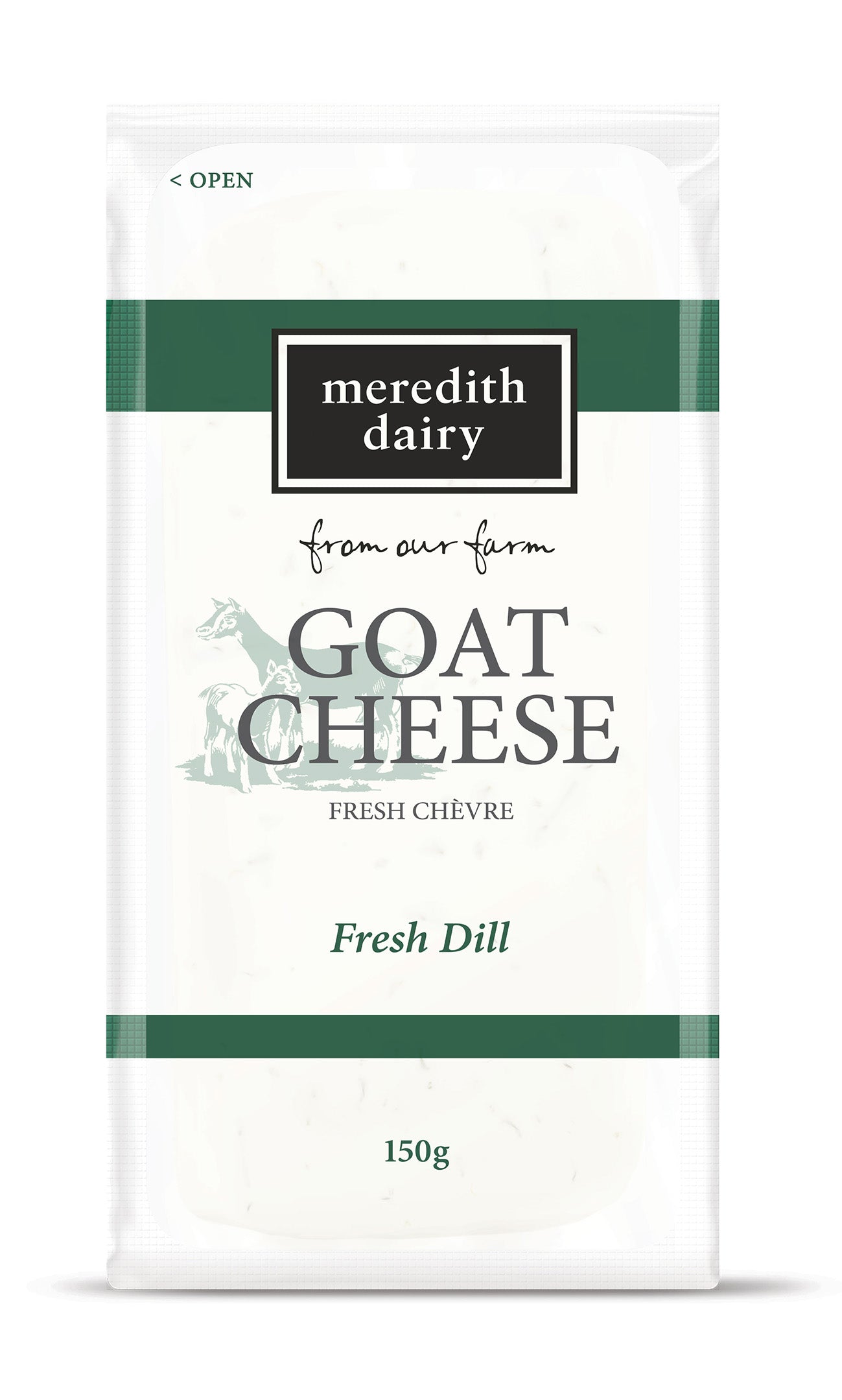 Meredith Dairy - Goat Chev Dill 150g