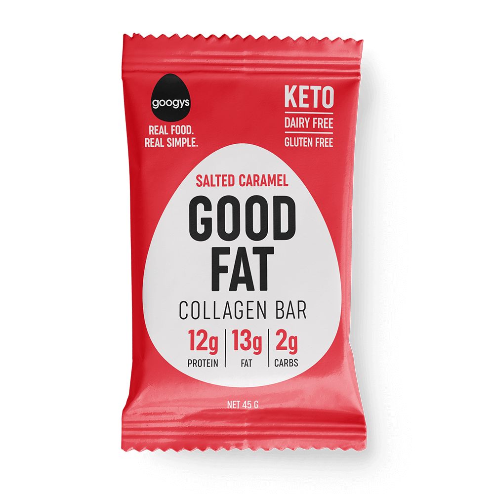 Googys Good Fat - Collagen Bar Salted Caramel 45g
