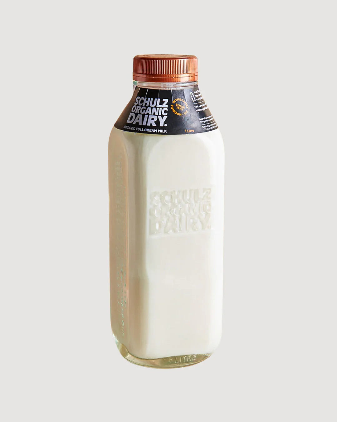 Schulz Organic Dairy - Full Cream Glass 1lt