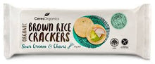Ceres - Brown Rice Cracker Sour Cream & Chives 115g