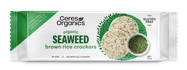 Ceres - Brown Rice Crackers Seaweed 115g