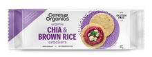 Ceres - Brown Rice Crackers With Chia Gluten Free 115g