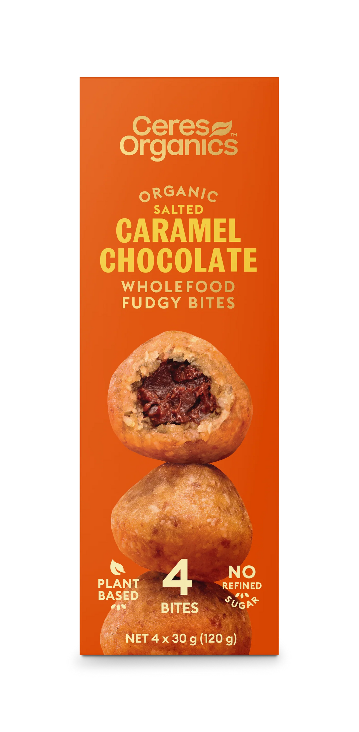 Ceres - Caramel Chocolate Fudgy Bites 120g