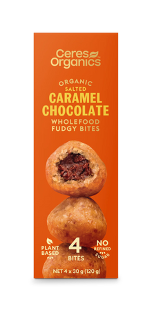 Ceres - Caramel Chocolate Fudgy Bites 120g