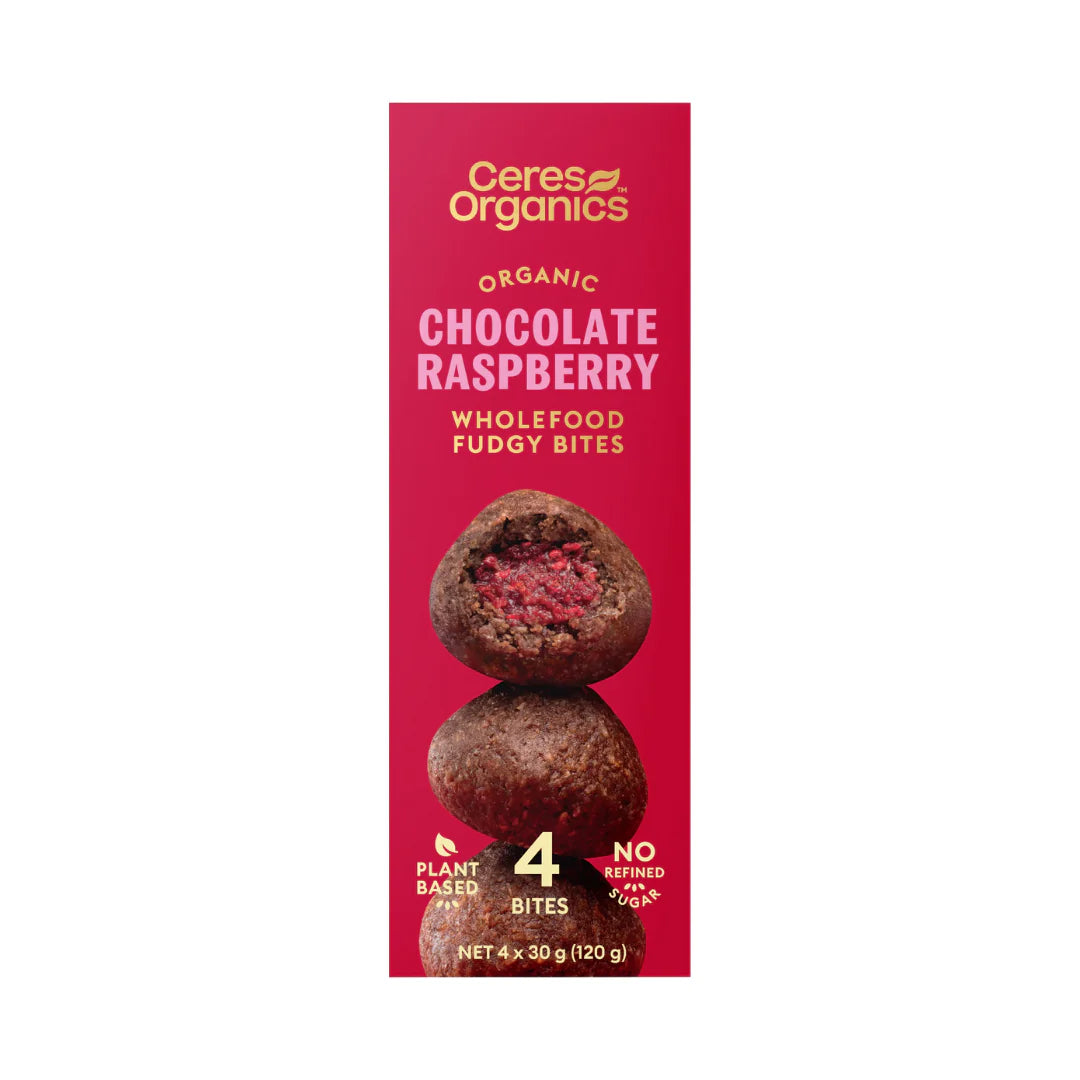 Ceres - Chocolate Rasberry Fudgy Bites 120g