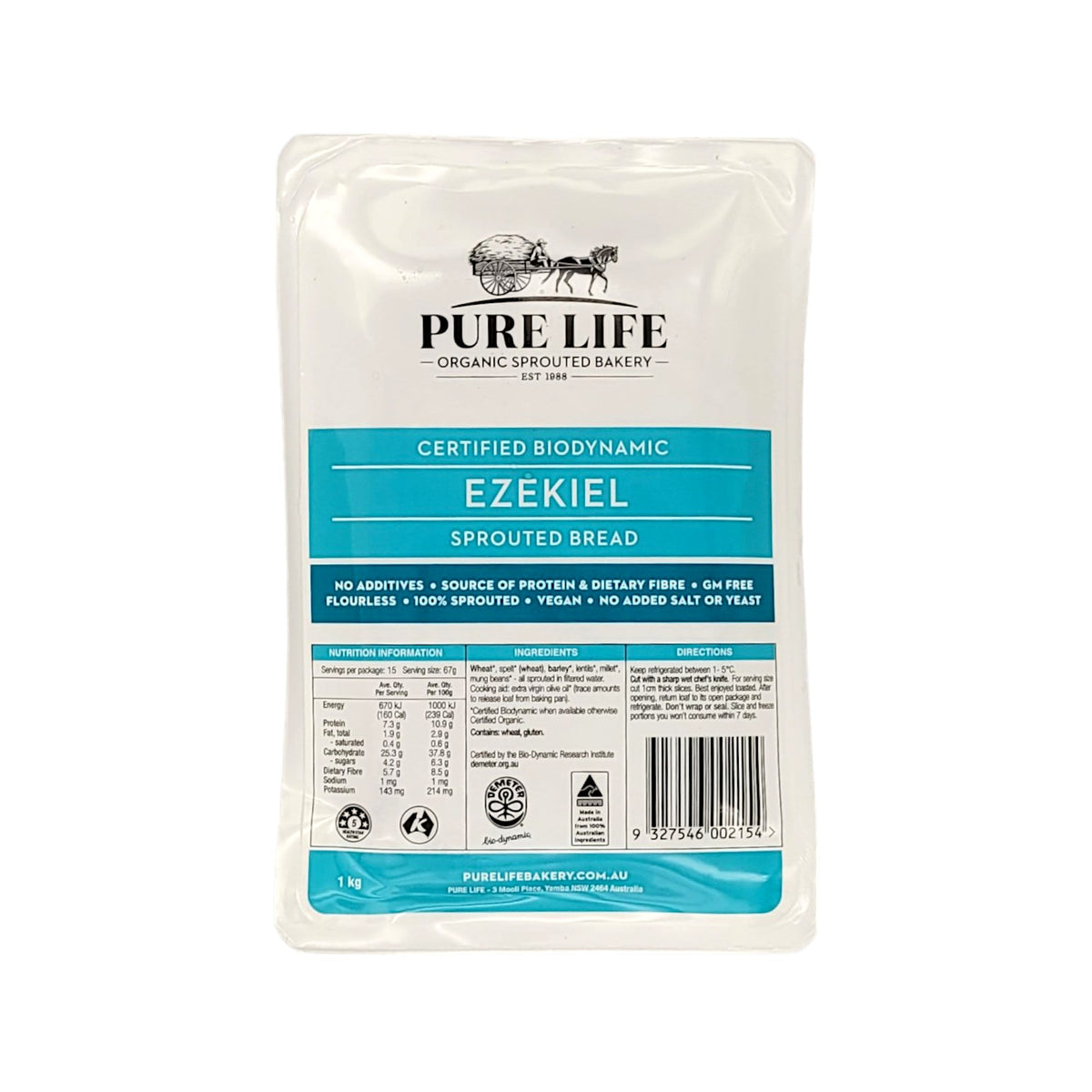 Pure Life - Sprouted Ezekiel 4:9 1.1kg