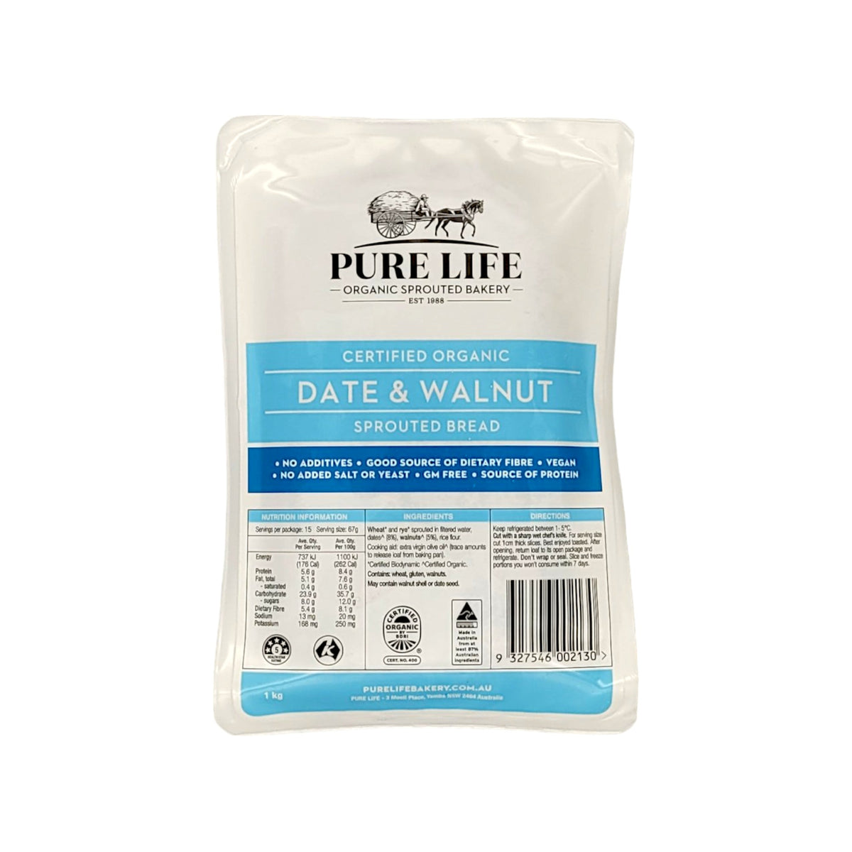 Pure Life - Sprouted Date And Walnut