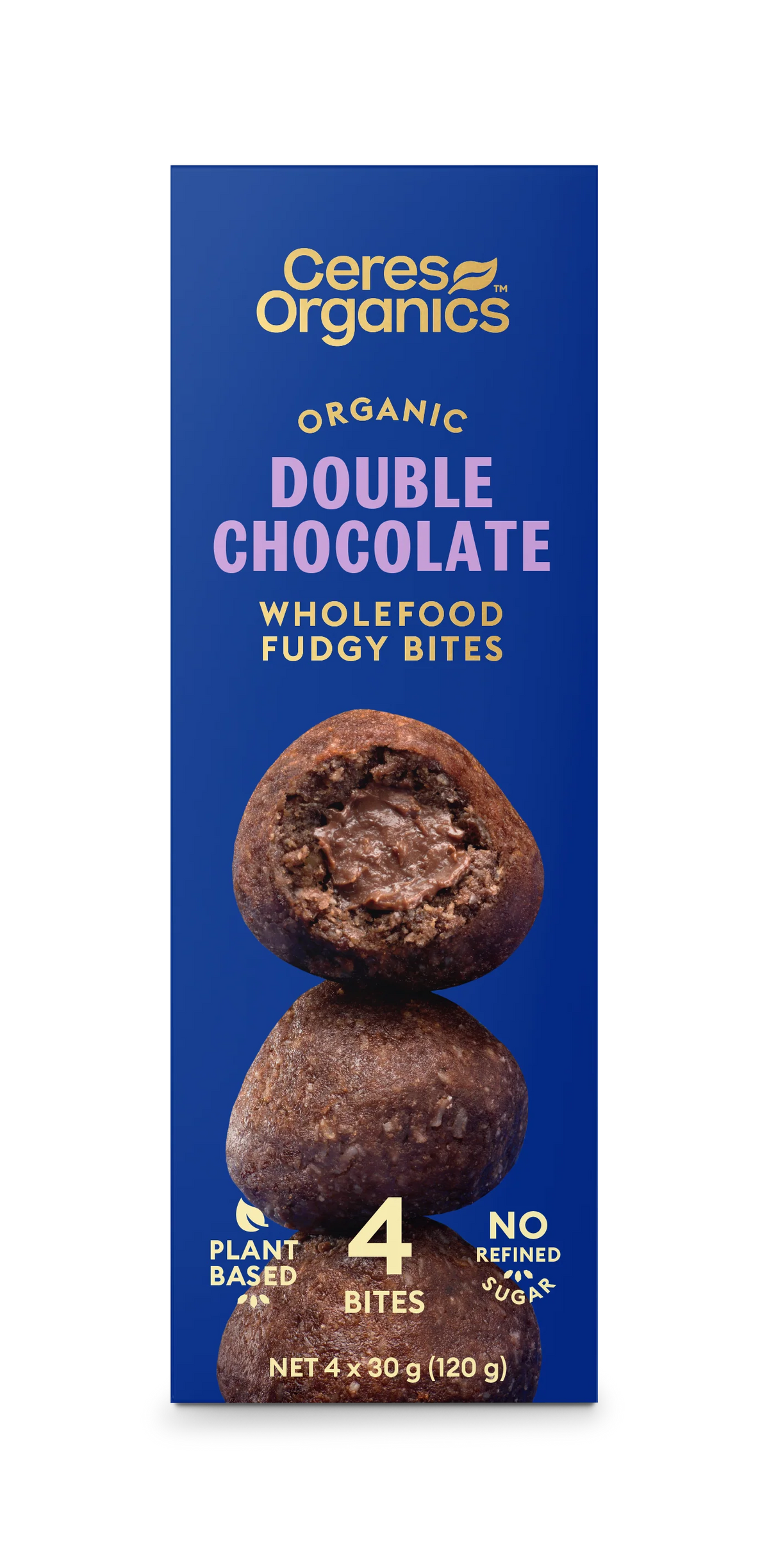 Ceres - Double Chocoloate Organic Fudgy Bites 120g