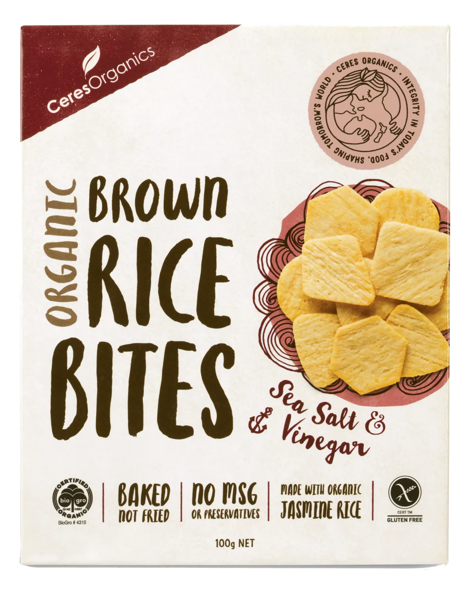 Ceres - Rice Bites Salt Vinegar Box 100g