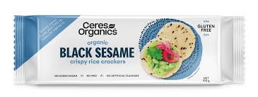 Ceres - Rice Crackers Black Sesame 100g