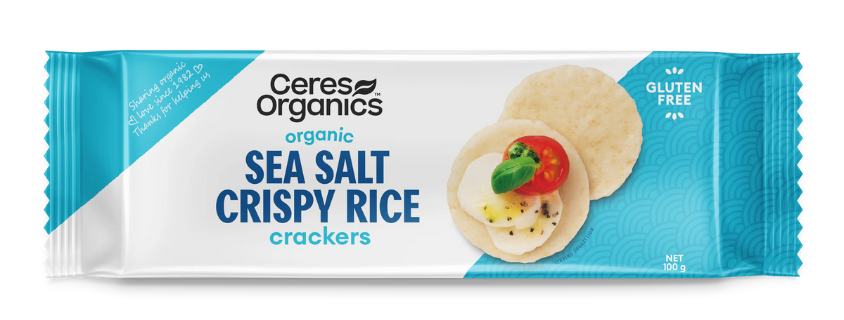 Ceres - Rice Crackers Sea Salt 100g