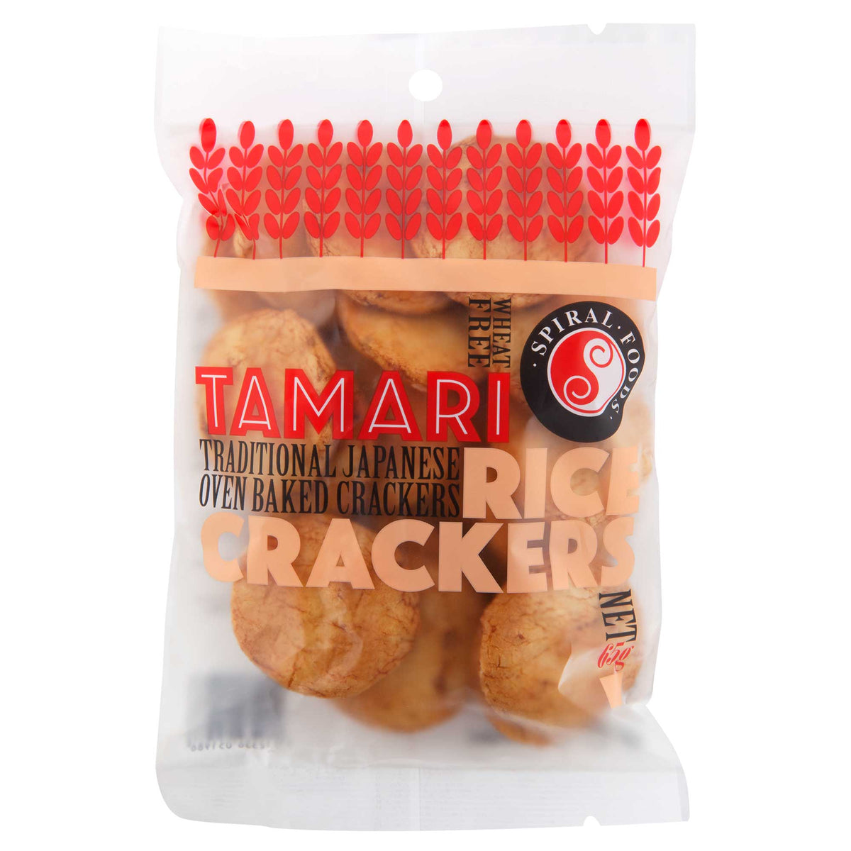 Spiral - Crackers Brown Rice Tamari 65g