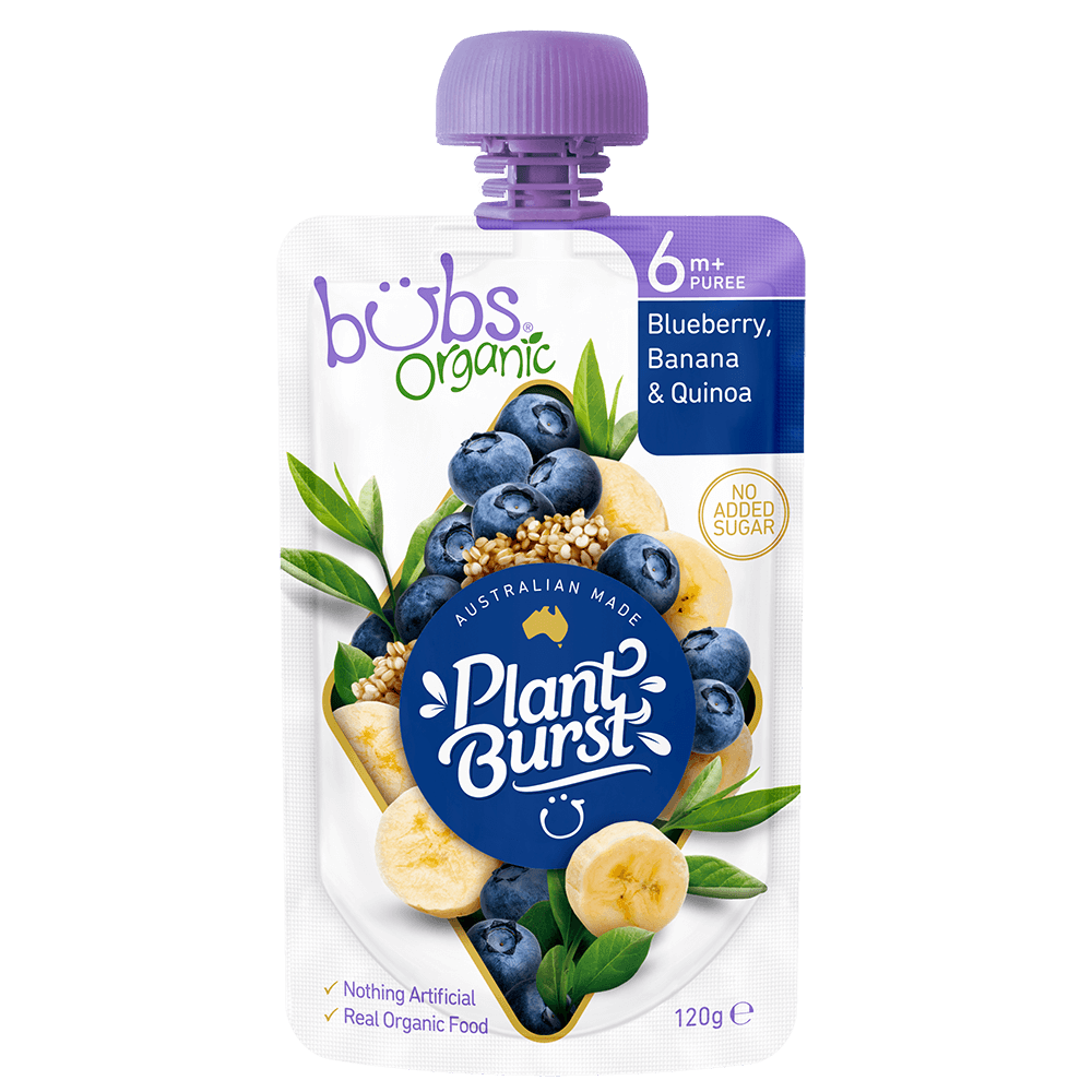 Organic Bubs - Blueberry Banana & Quinoa 6+