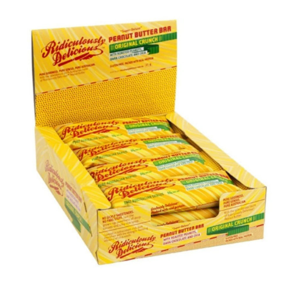 Ridiculously Delicious - Peanut Butter Bar Original Crunch 50g