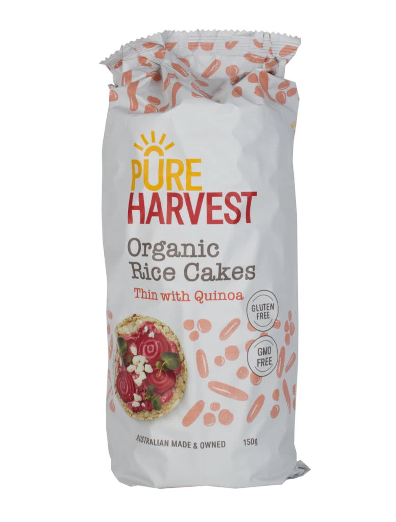 Pure Harvest - Rice Cakes Quinoa Thins 150g