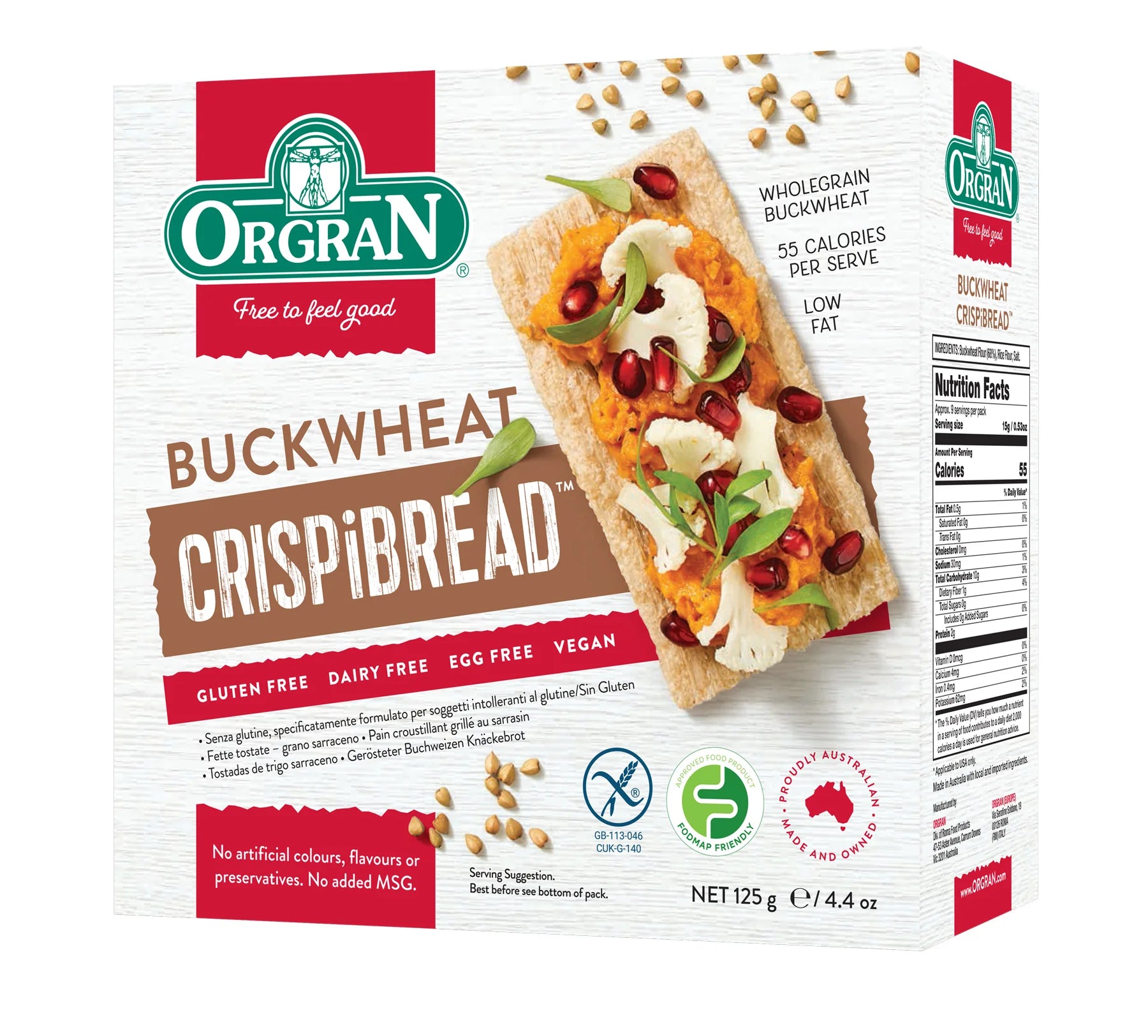 Orgran - Crisp Buckwheat 125g
