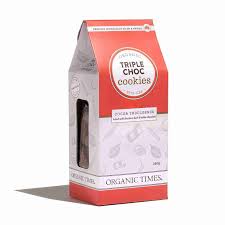 Organic Times - Triple Choc Cookies 150g