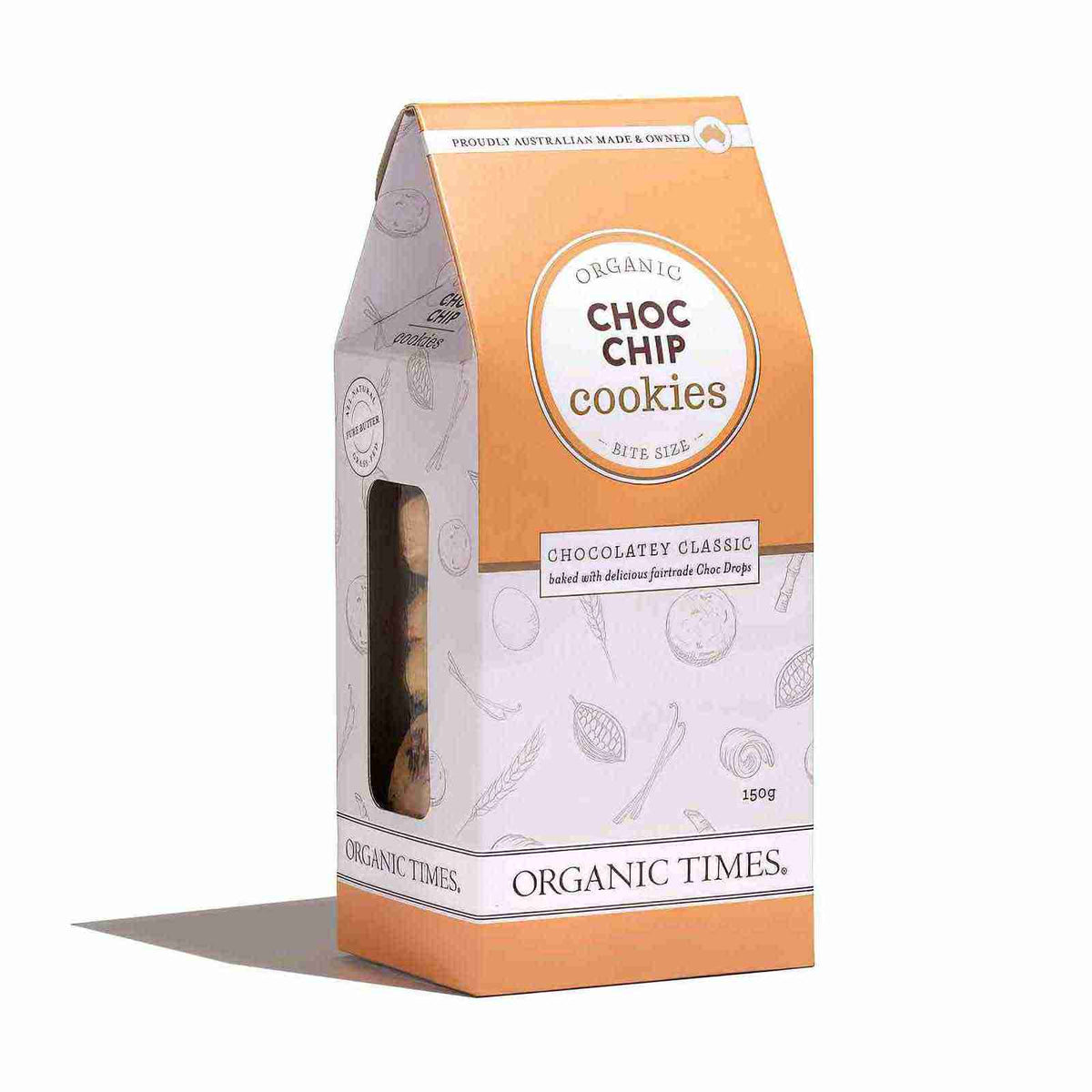 Organic Times - Choc Chip Cookies 150g