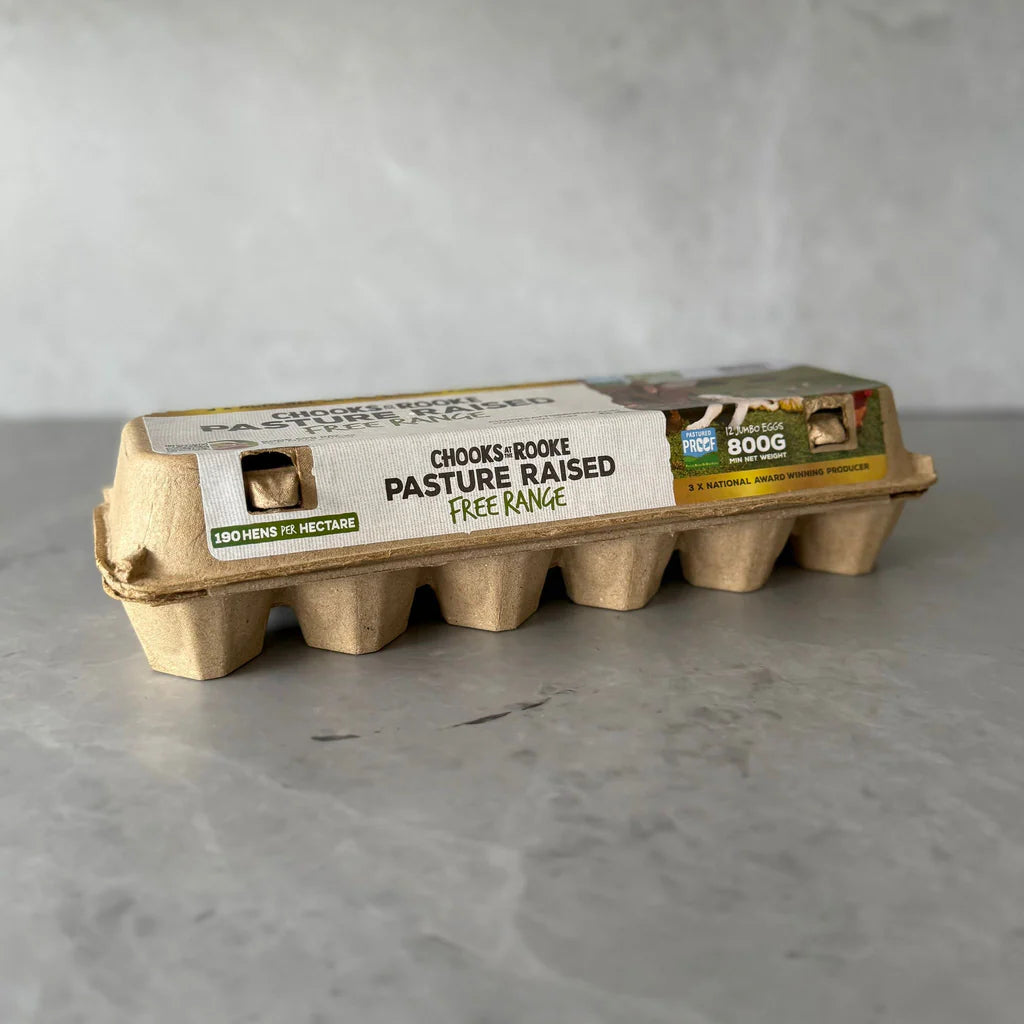 Chooks at the Rooke - Soy free Pasture Raised eggs 800g