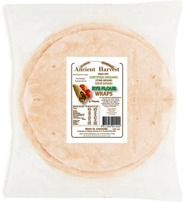 Ancient Harvest - Rye Flour wraps 200g