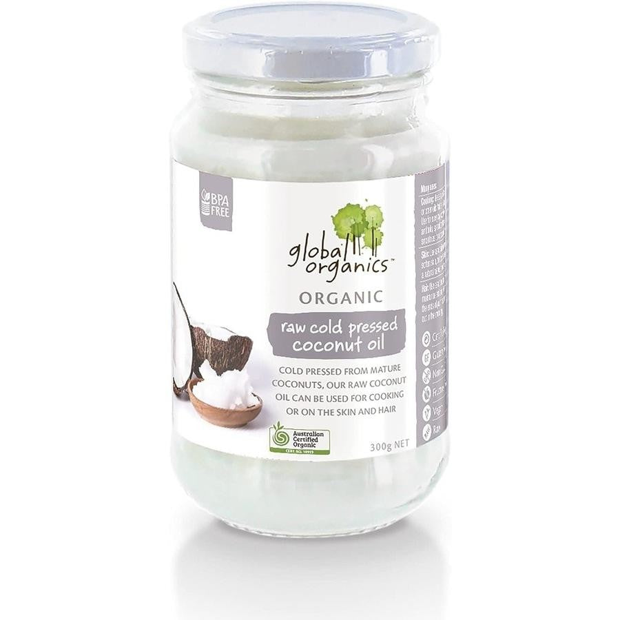 Global Organics - Coconut Oil Raw Pressed 300g