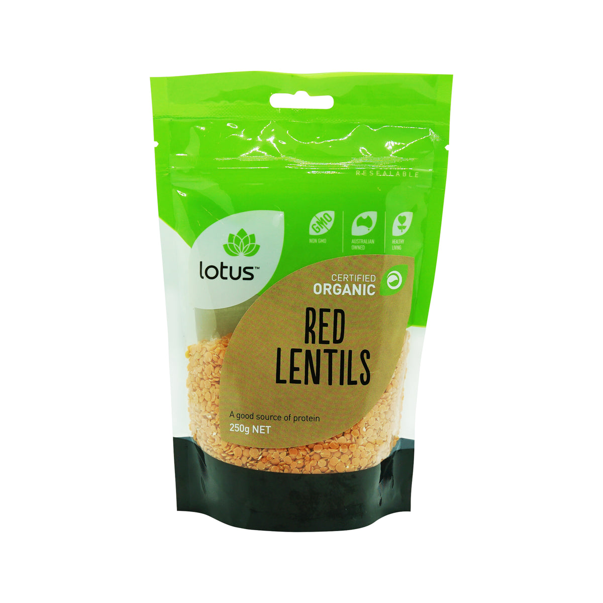 Lotus - Red Lentils 250g