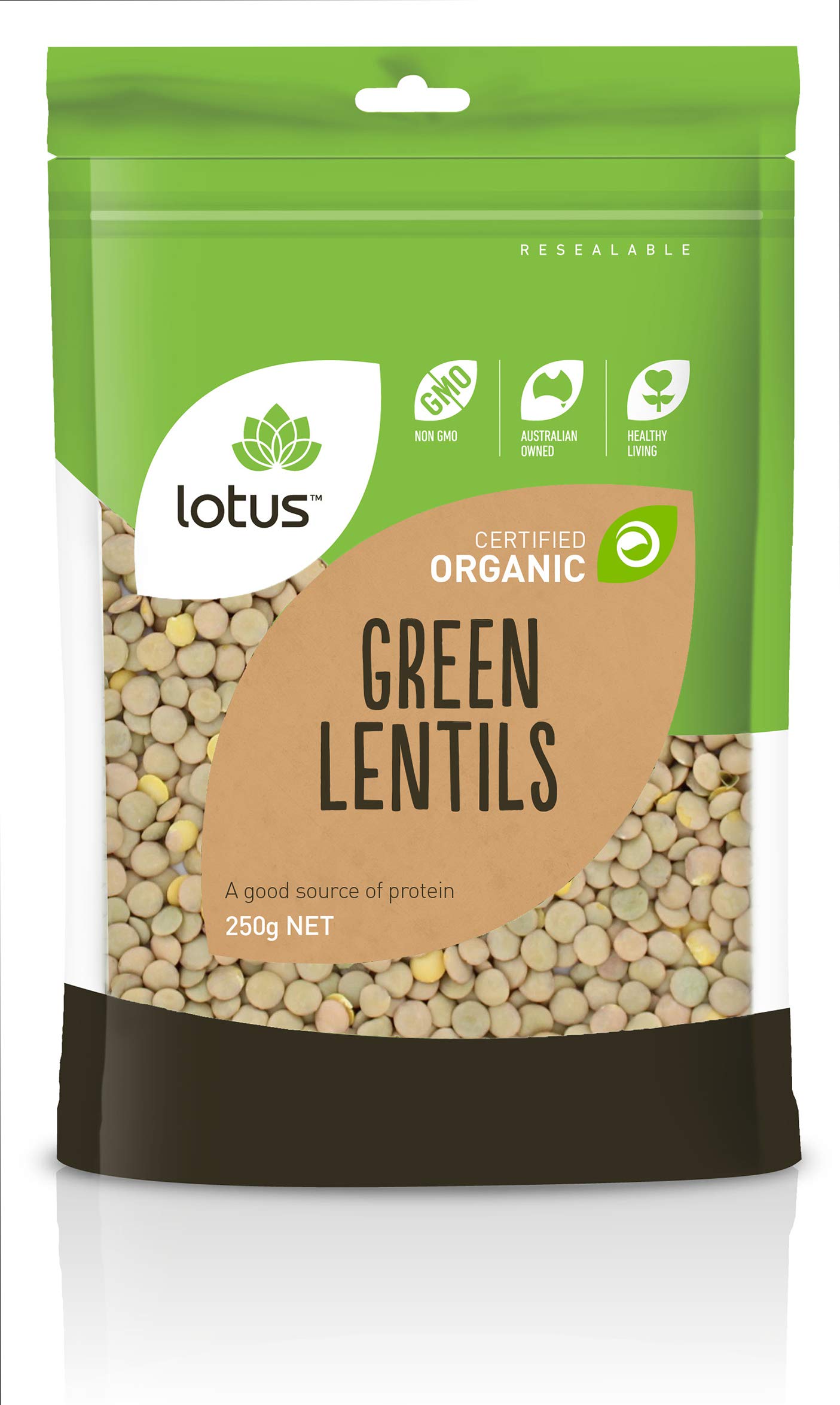 Lotus - Green Lentils 250g