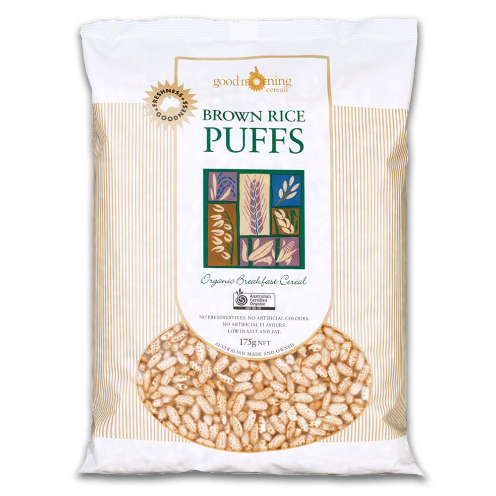 Good Morning Cereals - Organic Brown Rice Puffs 175g