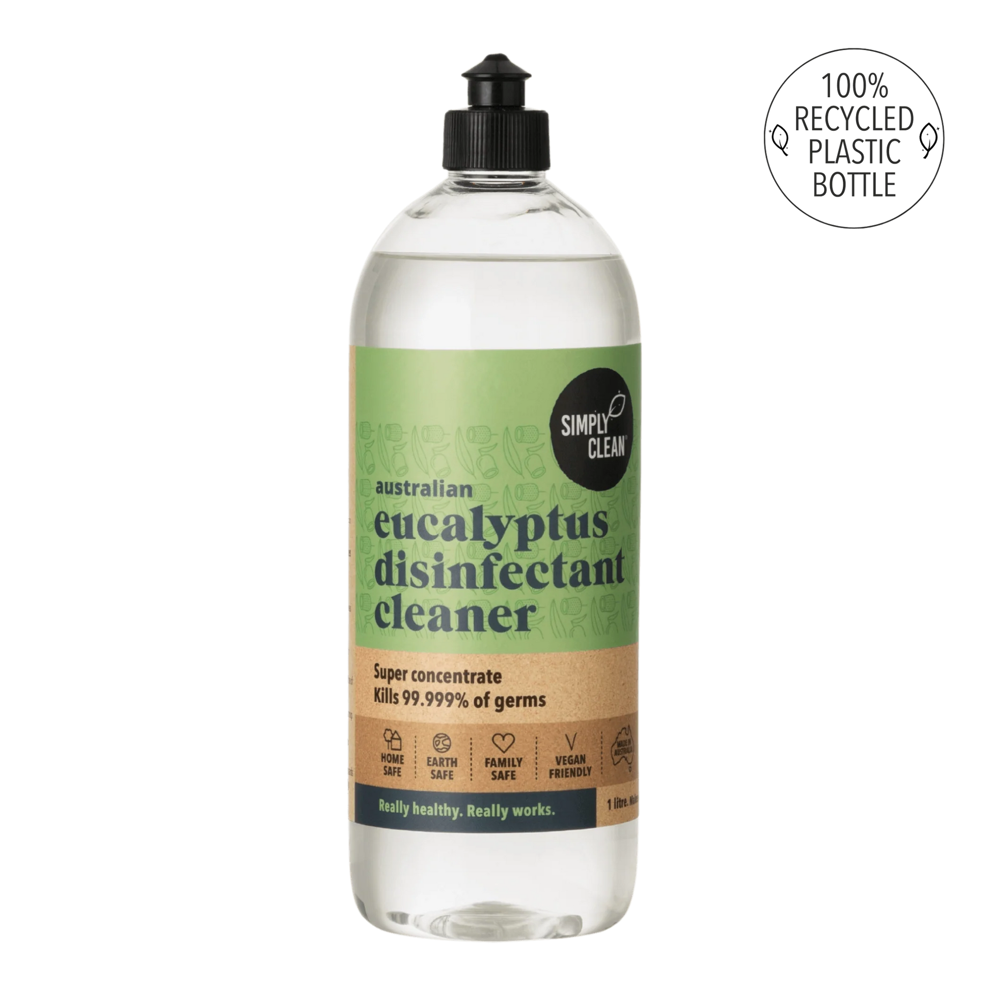 Simply Clean - Eucalyptus Disinfectant Cleaner 1lt